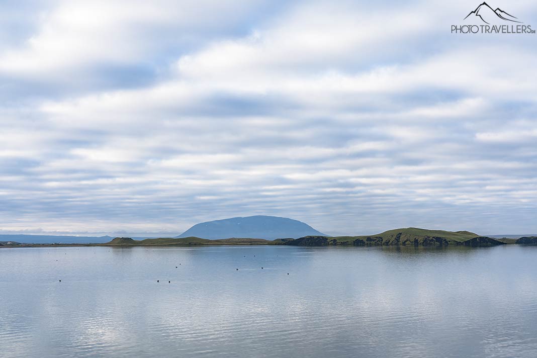 Blick über den Mückensee Mývatn in Island
