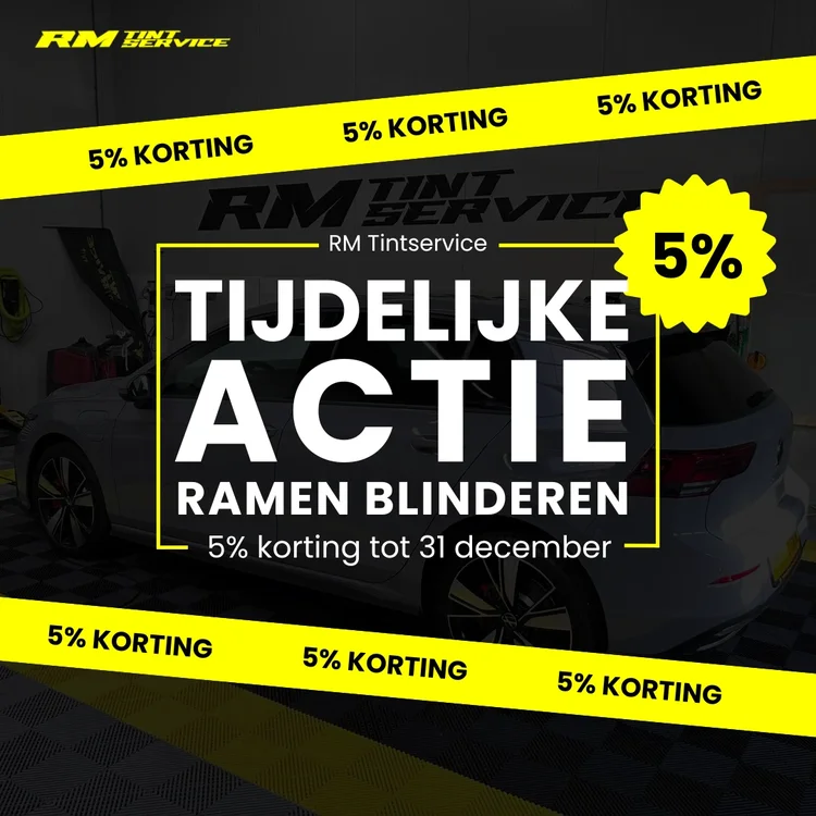 RM Tintservice 5% actie 2025
