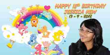 Care Bears Birthday Banner Singapore