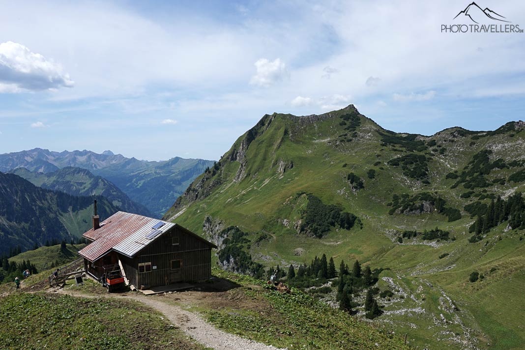 Der Blick auf die Hintere Seealpe