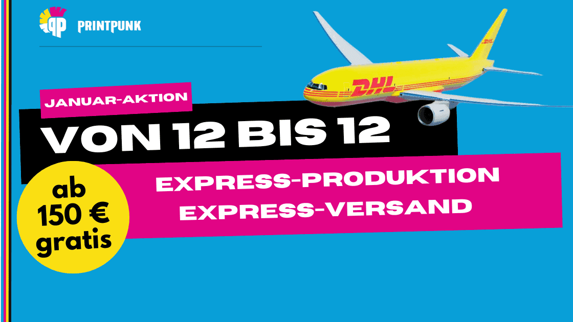 DTF Express-Produktion und Express-Versand Aktion