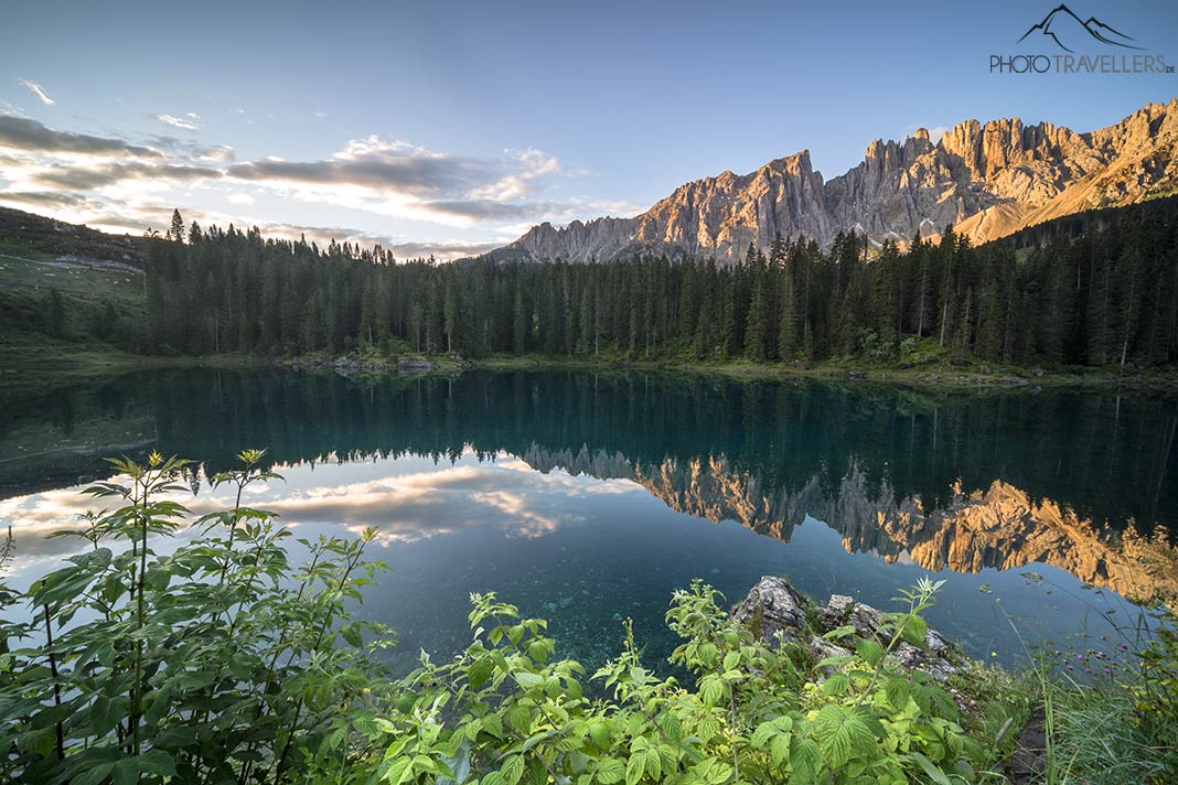 Sonnenaufgang am Karersee