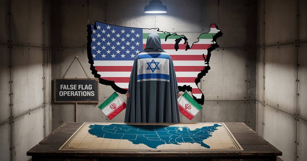 False Flag Operations: Israel's Alleged Plot to Blame Iran for an Attack on U.S. Soil to Ignite a War Experts are warning of the possibility that Israel could stage a false flag incident to draw the US into open conflict with Iran. (Ideogram AI)