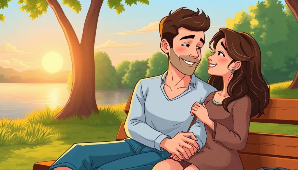 A beautiful and serene outdoor scene featuring Shania Geiss, the daughter of the famous Geissens family, captured in a moment of intimate connection with her significant other. The couple is seated on a park bench, surrounded by lush greenery and a tranquil lake in the background. Shania's face is illuminated by the soft, warm glow of the setting sun, her expression reflecting a sense of contentment and happiness. The pair's body language suggests a deep, affectionate bond, with their hands intertwined and their gaze locked in a tender moment. The overall atmosphere is one of peaceful, romantic intimacy, perfectly capturing the essence of Shania's private life and relationship status. A beautiful and serene outdoor scene featuring Shania Geiss, the daughter of the famous Geissens family, captured in a moment of intimate connection with her significant other. The couple is seated on a park bench, surrounded by lush greenery and a tranquil lake in the background. Shania's face is illuminated by the soft, warm glow of the setting sun, her expression reflecting a sense of contentment and happiness. The pair's body language suggests a deep, affectionate bond, with their hands intertwined and their gaze locked in a tender moment. The overall atmosphere is one of peaceful, romantic intimacy, perfectly capturing the essence of Shania's private life and relationship status.