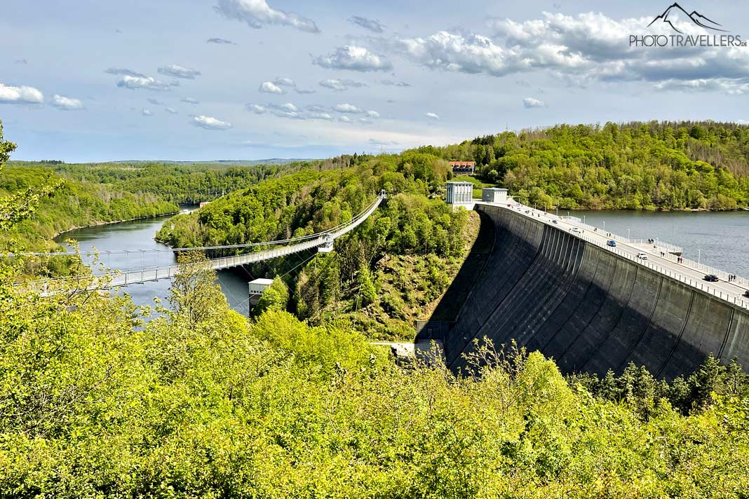 Die Hängebrücke Titan RT an der Rappbodetalsperre