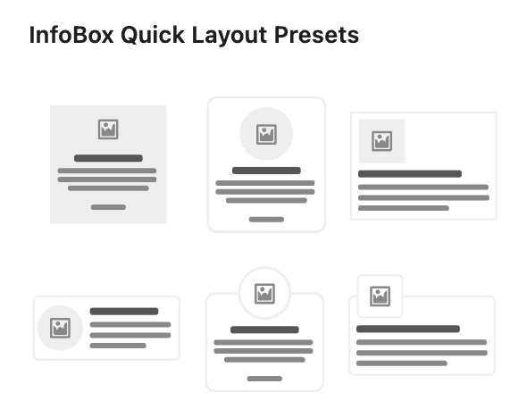 How to Use the Kadence Info Box Block 8 info box layouts