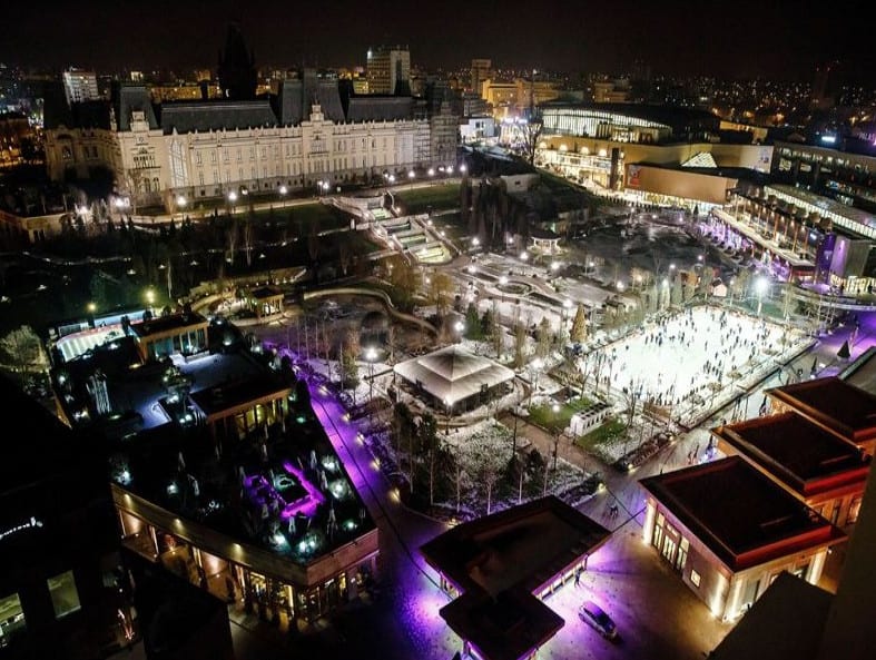 Palas Ice. Patinoar in Aer Liber la Iasi imagine mall
