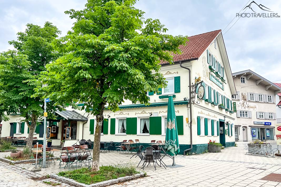Ein Gebäude in der Altstadt von Sonthofen