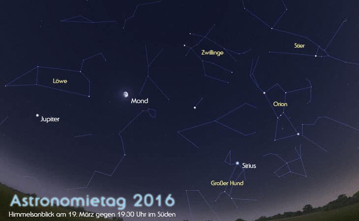 Astronomietag: Der Mond steht im Mittelpunkt 1 Astronomietag: Der Mond steht im Mittelpunkt 1