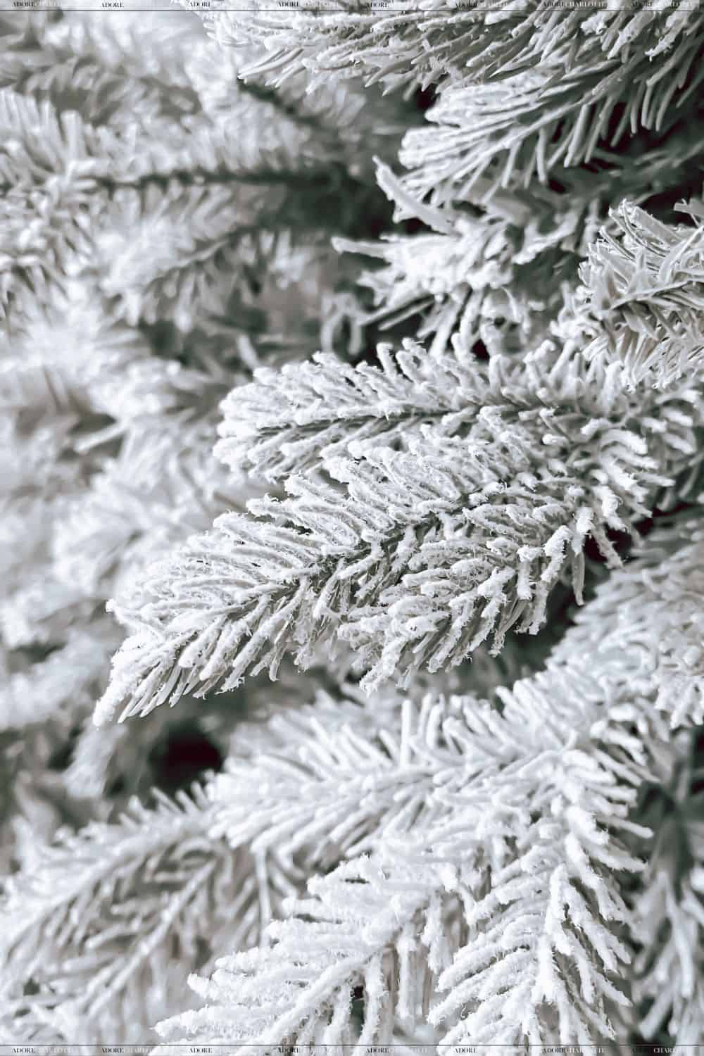 Flocked Fir Christmas Tree