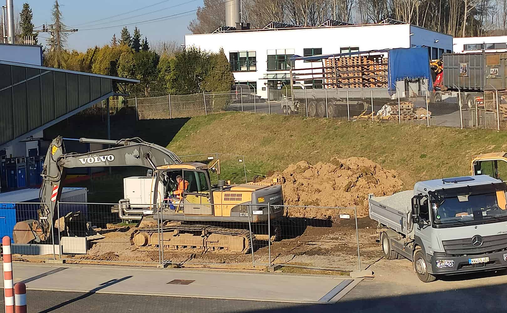 UCM Wasserlöschanlage - Bau der Anlage