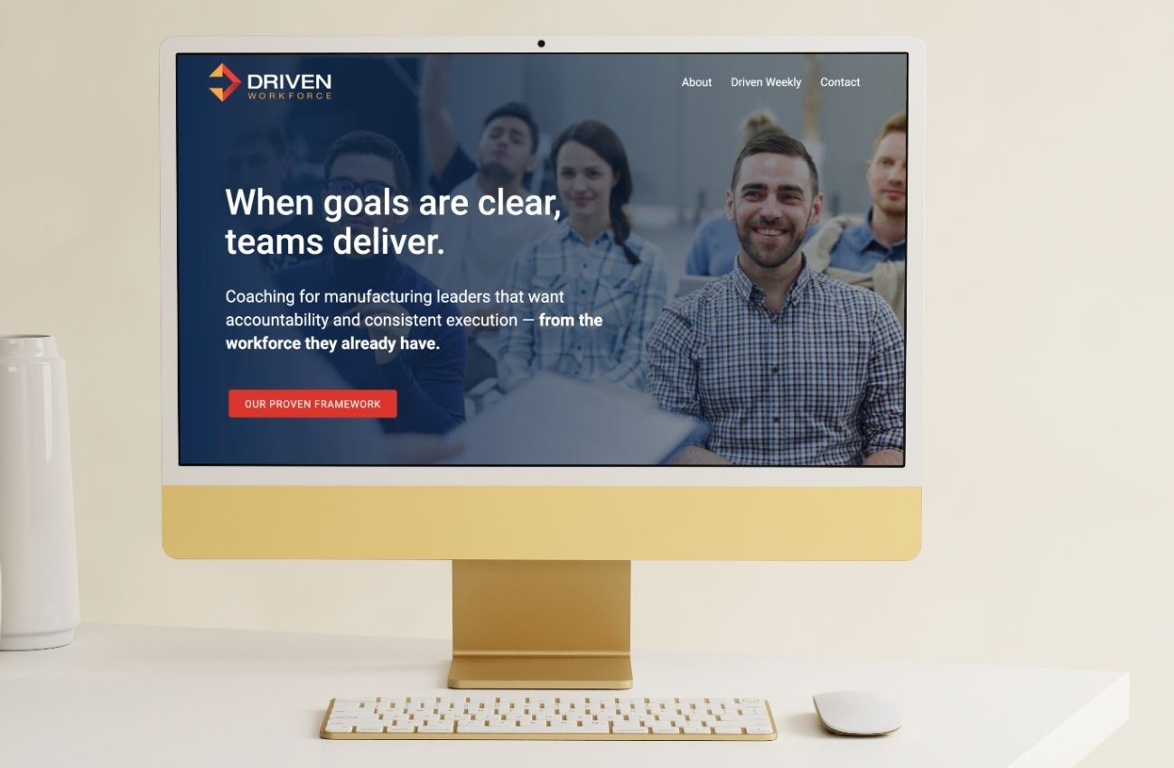 Business Coach Branding, Kajabi Website Design and Development