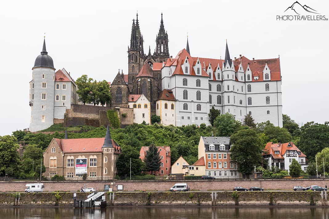 Blick auf die Albrechtsburg in Meißen