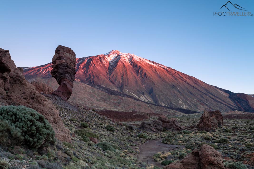 Der Teide auf Teneriffa im Morgenlicht