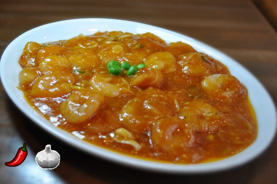 【中華レストラン とらの子】小エビのチリソース煮(税込1,430円) 【中華レストラン とらの子】小エビのチリソース煮(税込1,430円)