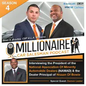 Interviewing the President of National Association of Minority Automobile Dealers NAMAD the Dealer Principal of Nissan Bowie DS