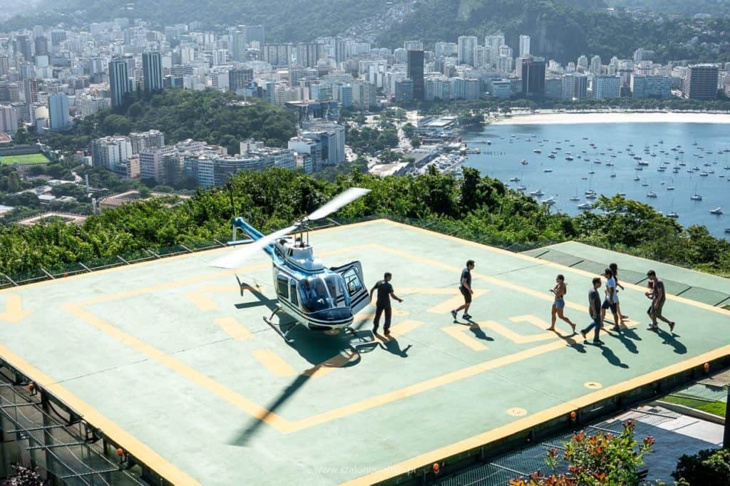 helikopter na Głowie Cukru