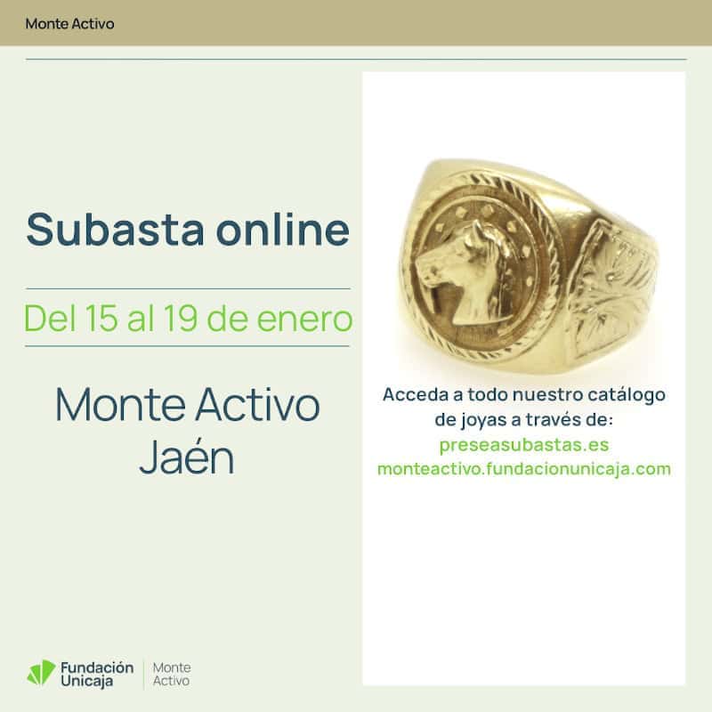 Monte Activo - Subastas enero 2026 - Jaén