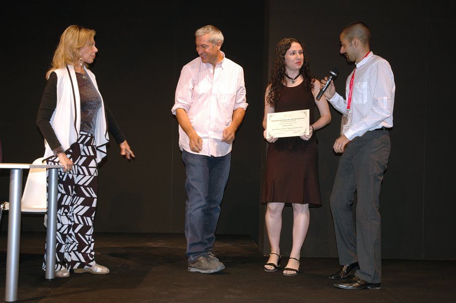 Decimononic team receiving its diploma at AJA Awards Ceremony | Photo: R. Braam