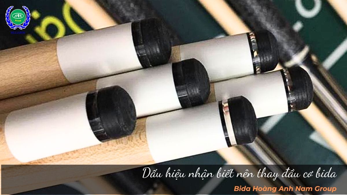 Dấu hiệu nhận biết nên thay đầu cơ bida