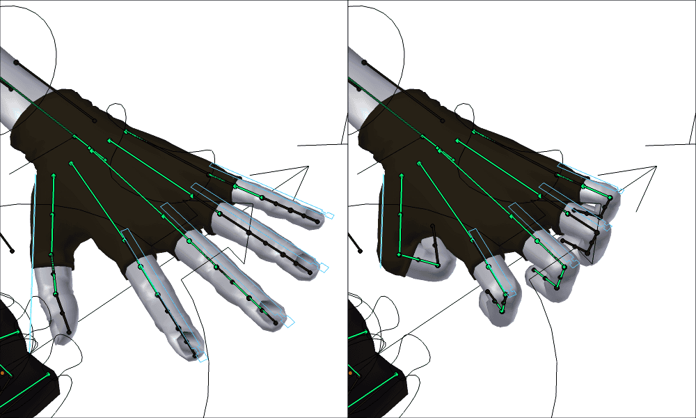 ¿Qué es el rigging en animación 3D y qué significa? Diseño de personaje con rigging 3D Modelo 3D 6 rigging-in-3d-animation-bones