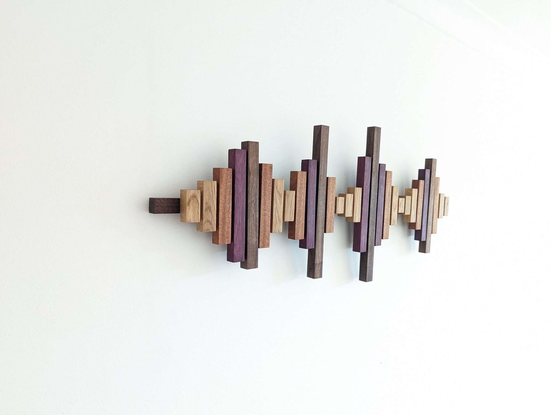 Soundwave Wall Art | Wood Wall Art | Waveform Art
