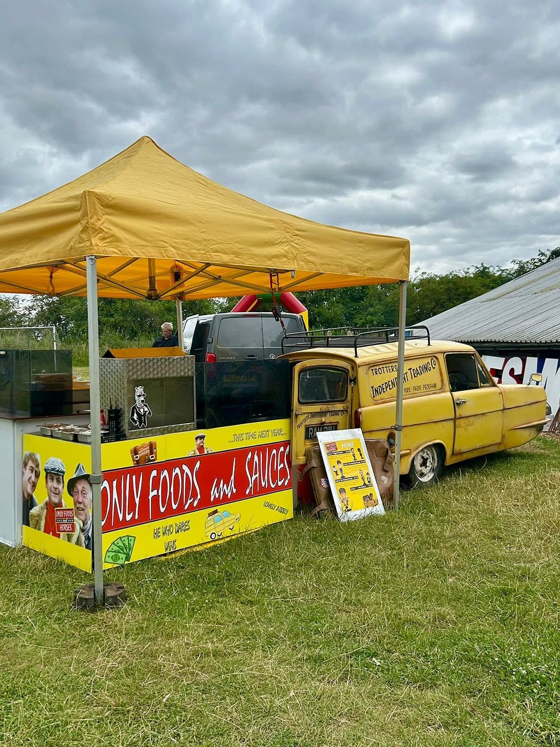 Del Boy Trotter Burger Van Del Boy Burger Van