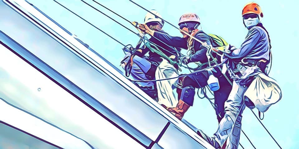 Industriekletterer - Unfallversicherung für Höhenarbeiter