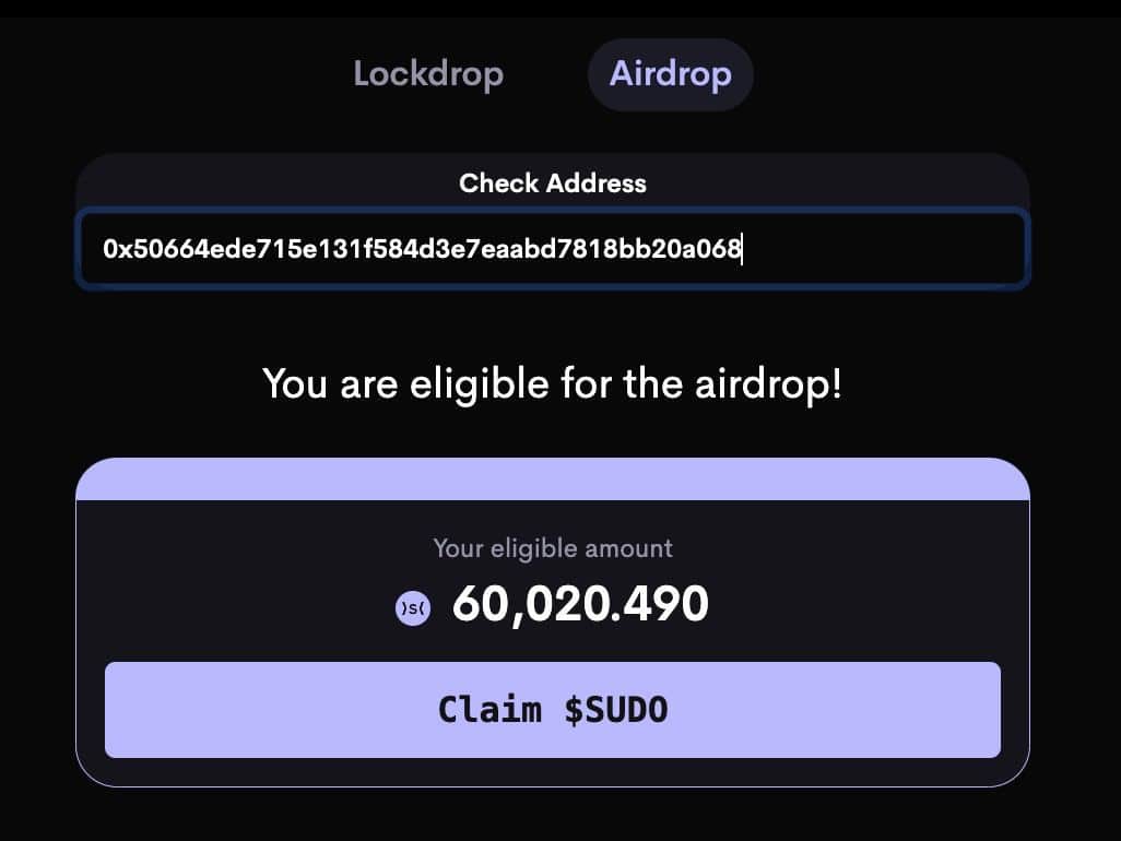 AMM for NFT SudoSwap conducts SUDO token airdrop 1 AMM for NFT SudoSwap conducts SUDO token airdrop