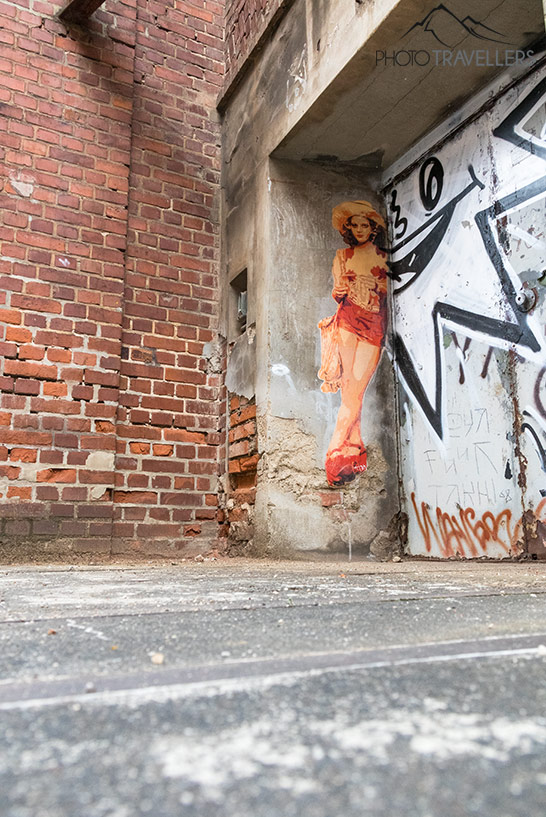 Street Art in der Baumwollspinnerei