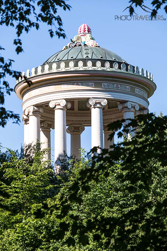 Der Monopteros im Englischen Garten in München