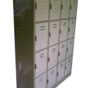Lockers metálicos de 16 compartimentos
