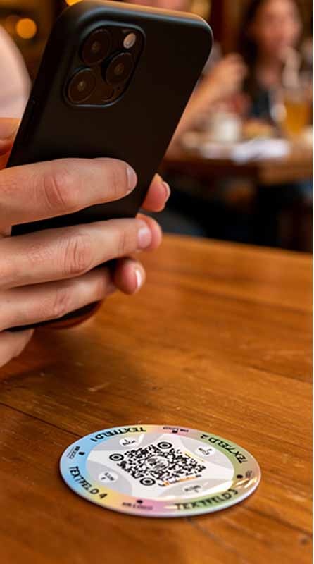 Benefits Sticker Mockup