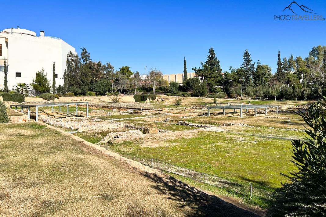 Ausbrabungen auf dem Gelände des Lykeion in Athen