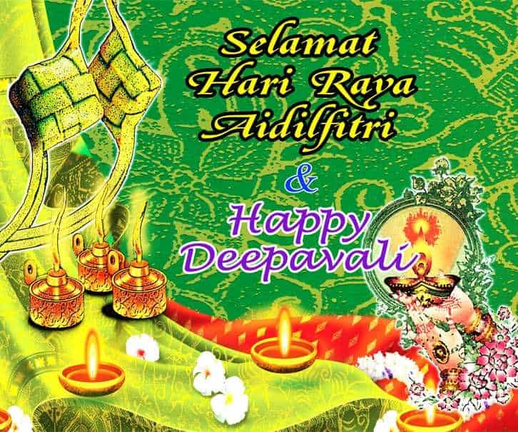 Raya Deepavali Banner Printing