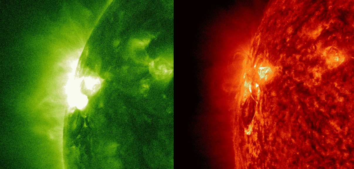 M-Klasse Sonneneruption - M1.1 1 M-Klasse Sonneneruption - M1.1 1