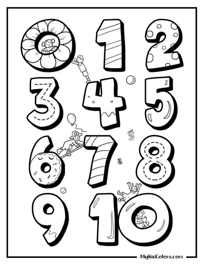 15 Free Preschool Coloring Pages for Toddlers & Pre-K