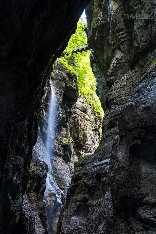 Die Brücke über die Partnachklamm
