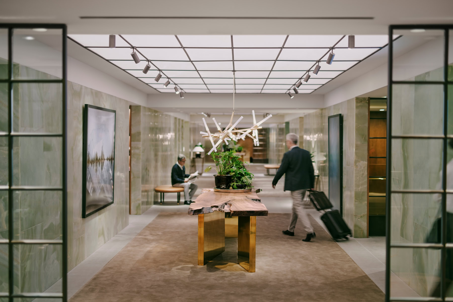 Cathay Pacific the pier first