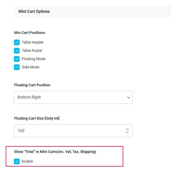 woocommerce product table add cart total