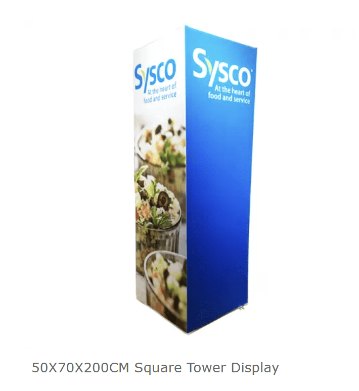 Tension Fabric Backdrop Tower Display (4) Tension Fabric Backdrop Tower Display