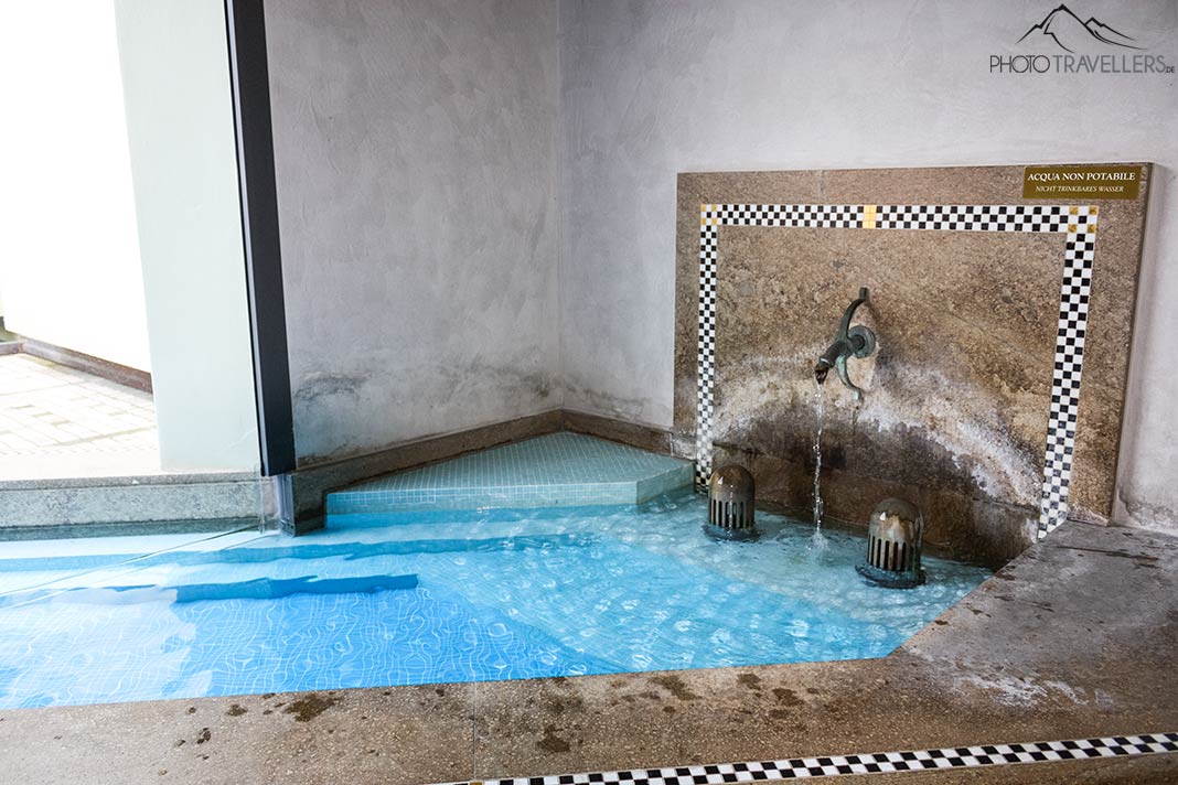 Ein Brunnen in Bibione