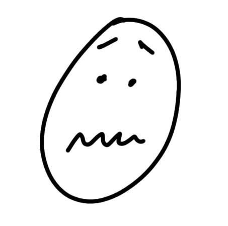 Ängstliches Gesicht