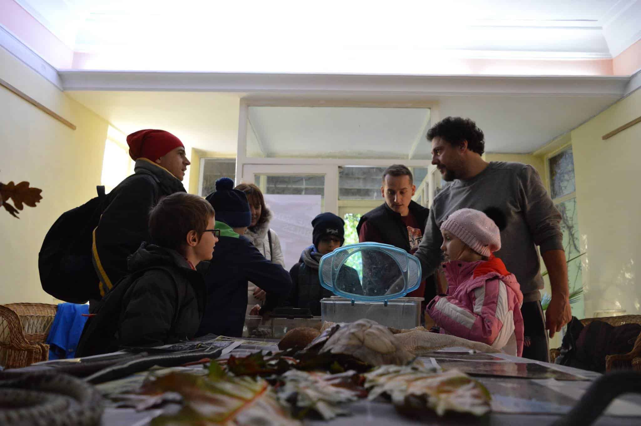 Vivariul Cluj Napoca copii vizitatori