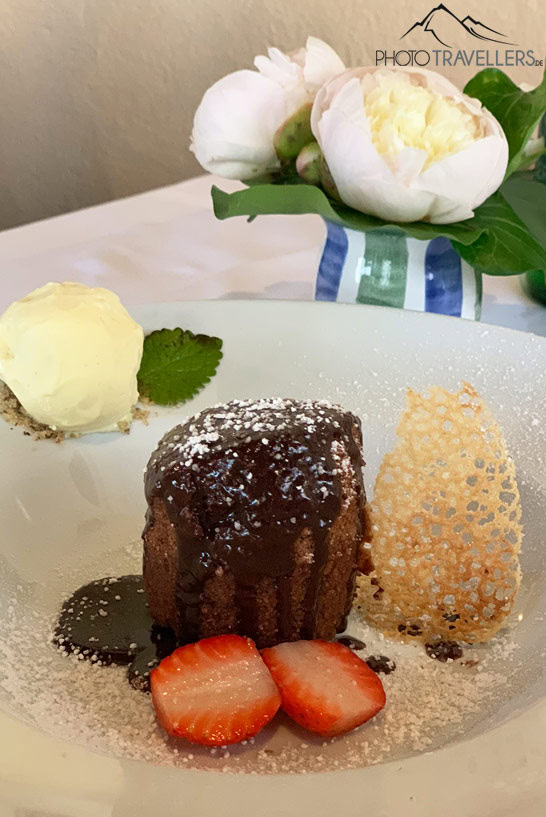 Der Nachtisch Mohr im Hemd, ein Schokokuchen