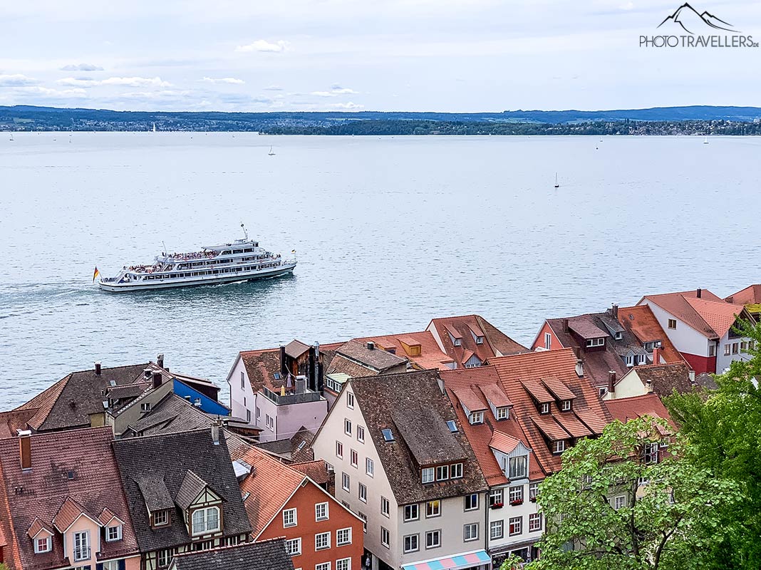 Blick auf den Bodensee von Meersburg aus