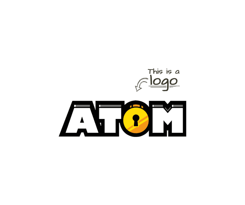 Example of logo This is an example of only lettermark logo