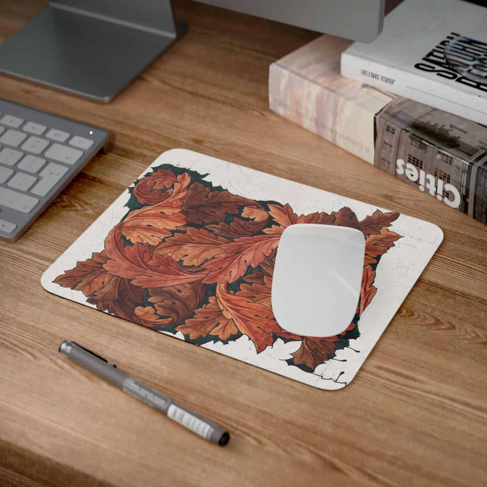 il_fullxfull.6176562023_2eur.jpg William Morris Mouse Pad - Acanthus, Desk Organization, Non-Slip Rubber Base