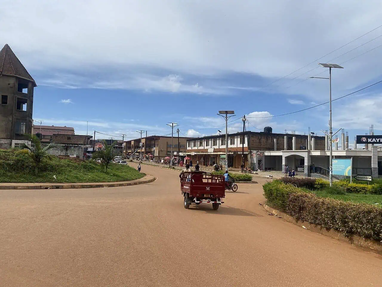 Street in Masaka town, Uganda