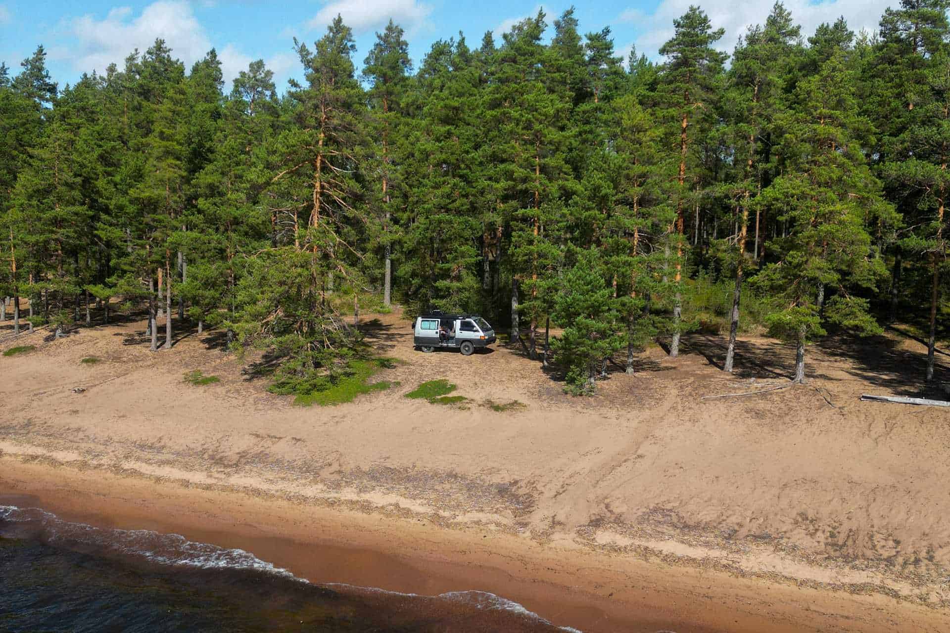 DJI_0337 Stellplatz Huuhanranta, Roadtrip Finnland -